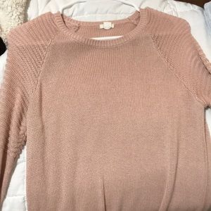 Light pink sweater from Garage.